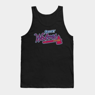 Spooky Wolves (baseball) Tank Top